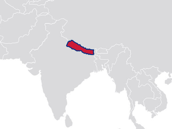 Nepal map