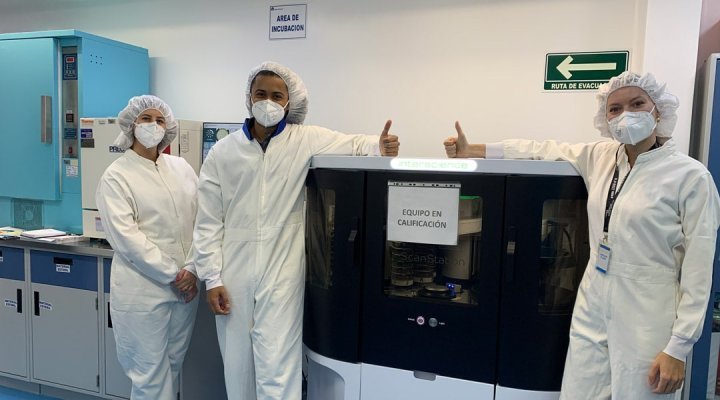 在墨西哥安装ScanStation菌落实时培养和计数工作站 