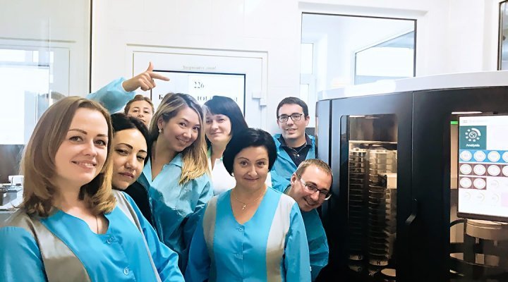 在Mironivsky Hliboproduct安装ScanStation 200